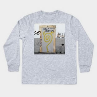 Help Artists - Have a good day! Graffiti Kids Long Sleeve T-Shirt